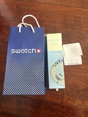 Audemars Piguet x Swatch Royal Pop Blaue Acht Quartz/Authentic-New