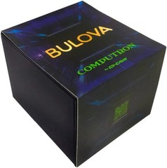 Bulova 98C141 Computron D-Cave Special Edition Quartz Digital LED Display Watch
