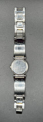 Fossil ES-2763 Women’s Watch Silver Tone Floral Bracelet 30mm Quartz Analog