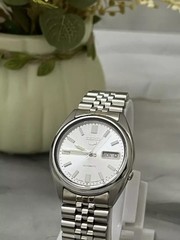Seiko 5 Automatic Men’s 7009 Rare Day/Date Stainless Steel Japan Made Wristwatch