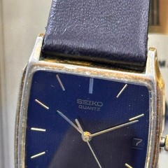 Lot of 2 Vintage Seiko Quartz Tank Watches Gold Plated Men’s & Women’s