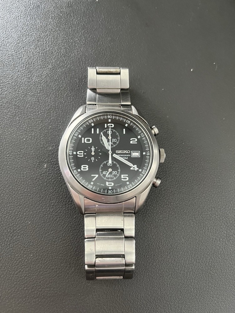 No Box – Hands stopped – Seiko Men’s Chronograph 100M Stainless Steel