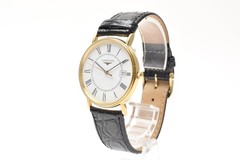 ▶️[N MINT] LONGINES L4.720.2 Grand Classic Presence Quartz Mens Watch Gold Dial