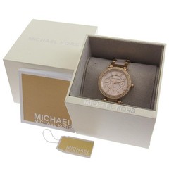 Michael Kors Day Date Watch MK6110 Stainless Steel Acetate Rose Gold Quartz Mult
