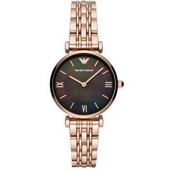 Emporio Armani AR11145 Womens Automatic T Bar Gianni Rose Gold Watch
