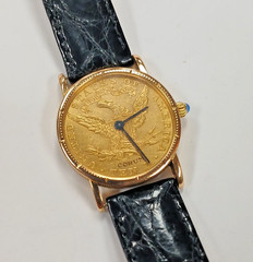 Corum $10 US Dollar Gold Coin Watch Date 1902 Manual Wind Excellent Condition