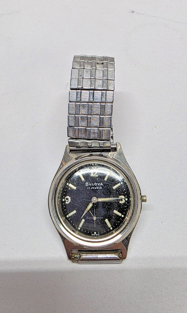 Vintage Bulova Surf King Men’s Mechanical 17J Watch 1960s