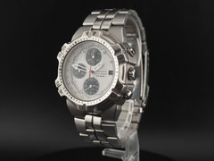 Vintage 1997 Seiko Chronograph 7T32-6K30 Panda Dial Qz 41mm Mens Watch JAPAN
