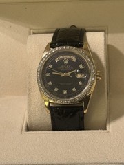 Rolex 36mm Day-date President 1803 Diamond Dial,1ct Bezel Large Box serviced