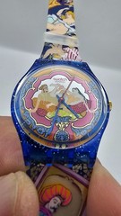 Vintage 1994 Swatch Gent SEX-TEAZE GN136 Kamasutra NOS MIB New Swiss Quartz Read