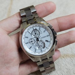 Citizen Attesa Men’s White Watch – AT8040-57A