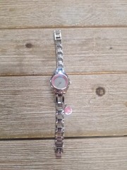 Womens Stainless Steel Relic By Fossil Peace Sign Watch