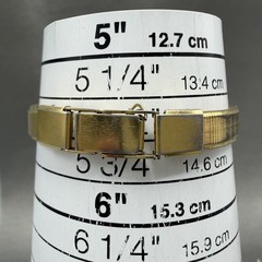 Seiko Tank Watch Women 13mm Champagne Dial Gold Tone Rectangle 2e20-5139 NewBatt