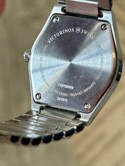 Victorinox, Sapphire Crystal, 28mm, 7.25” Wrist, WR 100m, Date, New/Box/Booklet