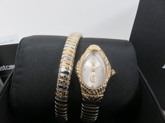 Just Cavalli Women’s Snake JC1L373M1055 20mm Quartz Two Tone SS IPYG Watch