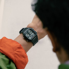 Casio AE-1200WH-1AVDF World Time Digital Watch 100M 10-Year Battery Black
