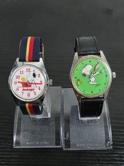 Citizen Snoopi Manual Winding Watch 204 Used Working Red Not Functioning