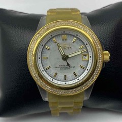 Invicta Women’s 3105 Speedway Swiss Quartz Watch Translucent Gold Tone 39mm