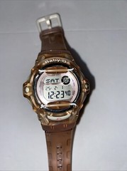 Casio Baby G Pink Resin Digital Ladies Watch BG-169R