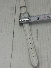 Women’s Rainbow Numeric Dial Watch White Face Colorful Quartz Wristwatch
