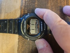 Vintage JORDACHE J-SHOCK Digital Watch – New Battery – Rare 200M Square Case
