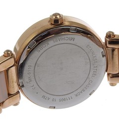 Michael Kors Day Date Watch MK6110 Stainless Steel Acetate Rose Gold Quartz Mult