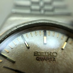 [w2035] SEIKO SUPERIOR 9983-7000 Twin quartz New battery VG