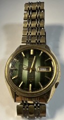 Vintage 1970s Seiko DX 6106-7629 Automatic Wristwatch Day-Date Gradient Dial Fac
