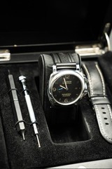Panerai Luminor Marina 1950 3-Day 2017 44mm Blue Seconds Complete PAM01359