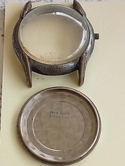 Vintage Fond Acier Mechanic Watch Parts