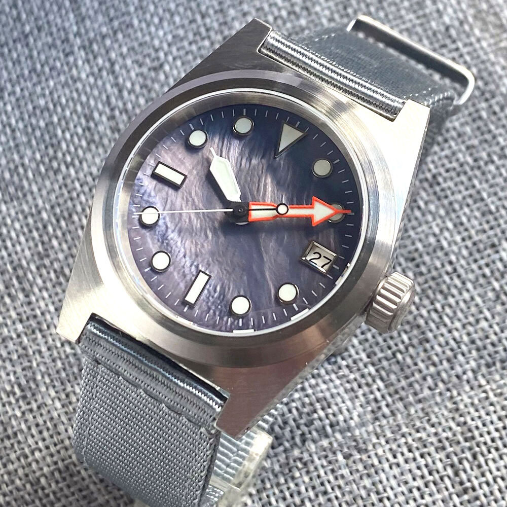 20ATM 38mm Tandorio Blue Purple dial Sapphire Glass NH35 Automatic Mens Watch
