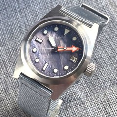 20ATM 38mm Tandorio Blue Purple dial Sapphire Glass NH35 Automatic Mens Watch
