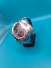 Android Automatic Watch, Running, Red Dial, Needs Cleaned, 48mm