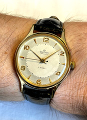 Rare Vintage Gold Plated Smiths De Luxe ft. W10 60466E Mvt. Men’s Dress Watch