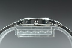 HERMES Clipper CL4.210 24mm Pink Date Sunray Ladies Watch Vtg 2001 Near MINT