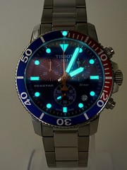 TISSOT Seastar 1000 Quartz Chrono Blue Dial Pepsi Swiss Watch T120.417.11.041.03
