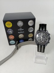 [A4N] Omega x Swatch Moonswatch Mission to Mercury Bioceramic Watch [w5s]