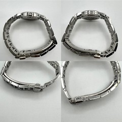 Hermes Clipper Watch, 3 Hands, Date, Pink Tone, Working Condition
