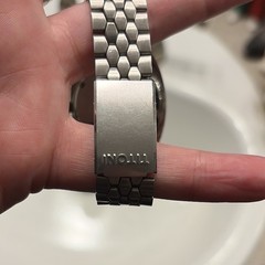 Titoni Airmaster Automatic 25J Green Dial 36mm Cushion SS Bracelet Date