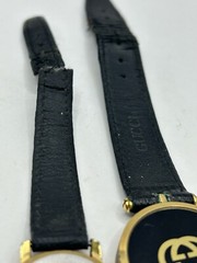 Lot Of 2 Gucci Watches Men & Woman Original Buckles In Booth Swiss Made
