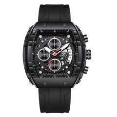 ONOLA Barrel Waterproof Multifunction Chronograph Luminous Calendar Quartz Watch