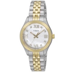 Unused TIMEX Waterbury Legacy TW2V45600 Silver Stainless Women’s Watch in Box
