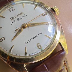Vintage BULOVA men’s automatic watch 10BZAC 23Jewels 10K RGP USA 1961