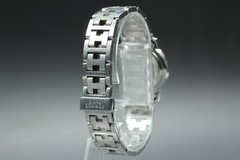 HERMES Clipper CL4.210 24mm Pink Date Sunray Ladies Watch Vtg 2001 Near MINT