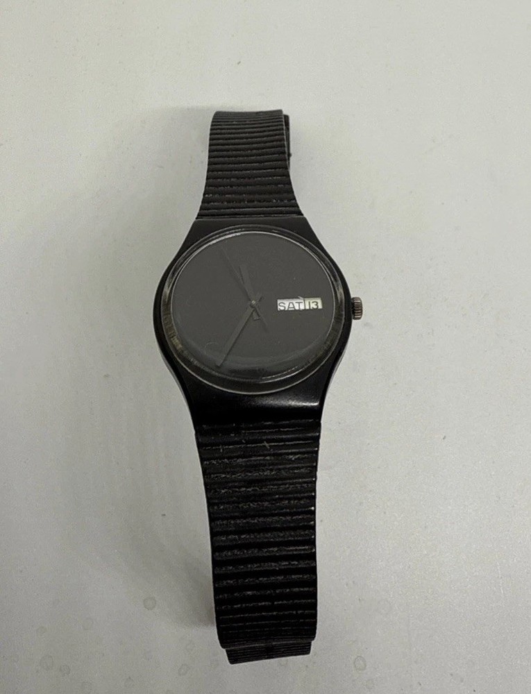 Vintage Swatch Watch Quartz 34mm Swiss Made 90’s Retro Collectible “Once Again”