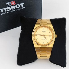 Tissot PRX/316L Champagne Dial T137.410.33.021.00 Men’s Quartz Watch 40mm Steel