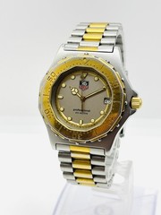 [Exc+5] TAG Heuer 3000 Professional 934.206 Gold Dial Date Quartz Watch Japan