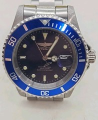 Invicta Men’s Watch Pro Diver Quartz Blue Dial Silver Steel Bracelet 26971 (1)