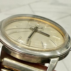Vintage Eterna-Matic Automatic Steel Swiss Men’s 34mm Watch RUNS!
