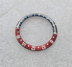 Rolex 1675 Red Back Bezel insert 100% Original
